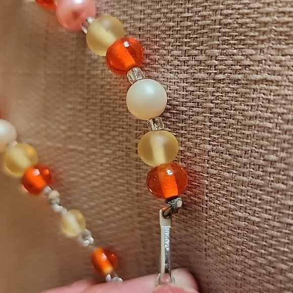 Vintage Beaded with Faux Pearls Necklace - Picture 7 of 7